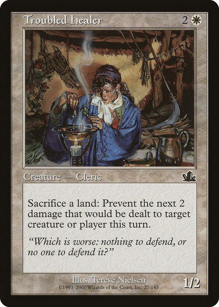 Troubled Healer [Prophecy] Foil