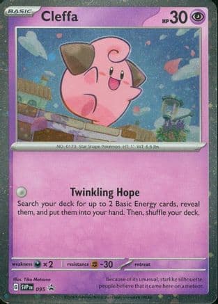 Cleffa 095  - Holofoil SV Scarlet & Violet Promo Cards - Promo