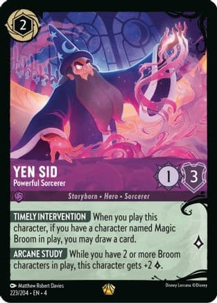 Yen Sid - Powerful Sorcerer (223/204) (223/204) [Illumineer's Quest: Deep Trouble]