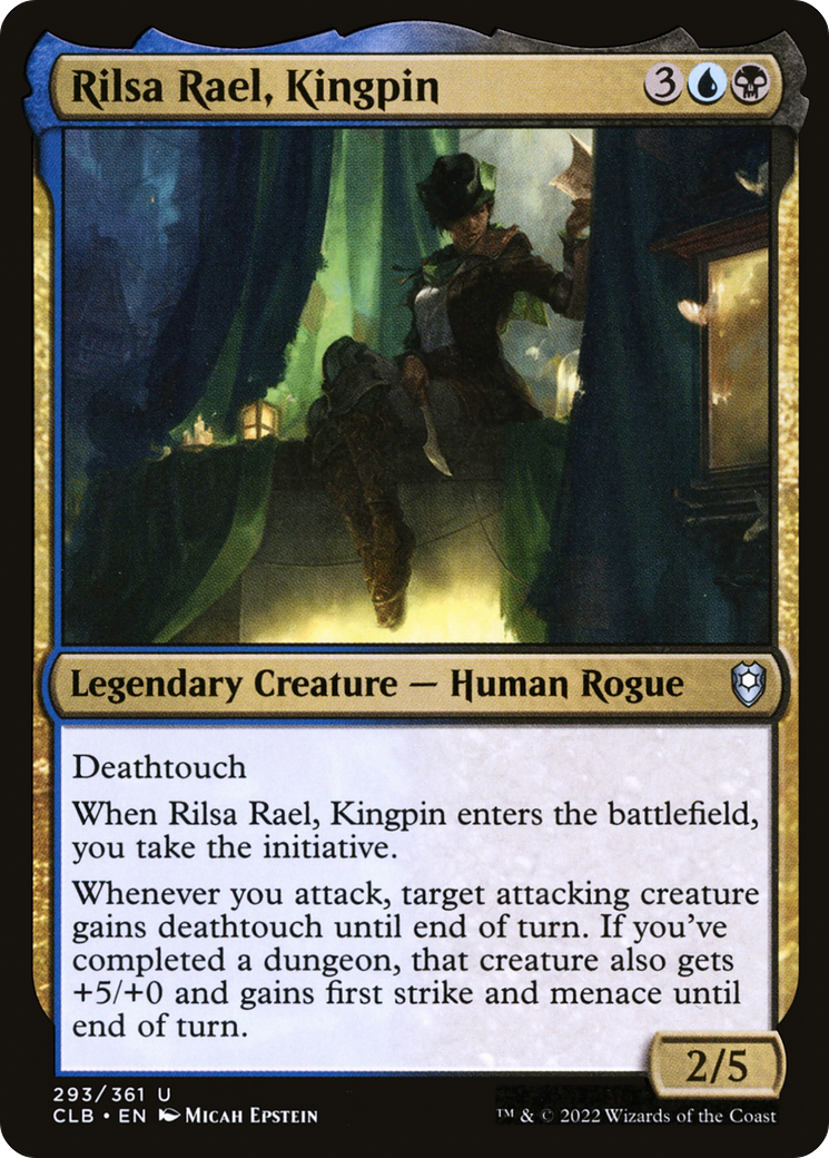 Rilsa Rael, Kingpin (CLB-293) - Commander Legends: Battle for Baldur's Gate