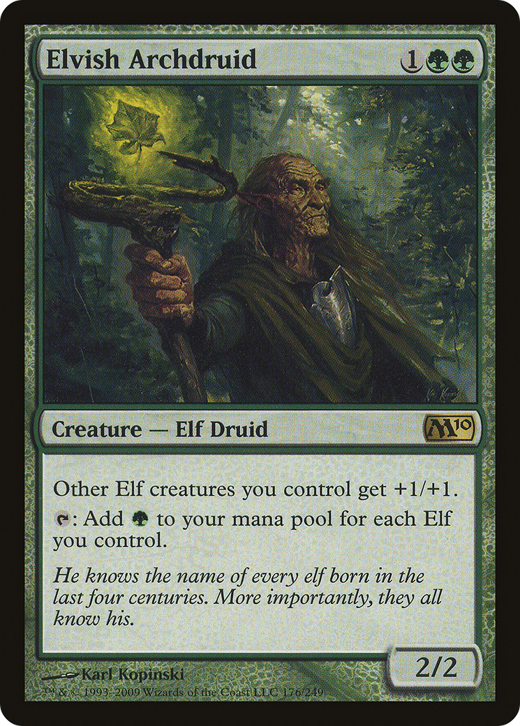 Elvish Archdruid [Magic 2010] Foil