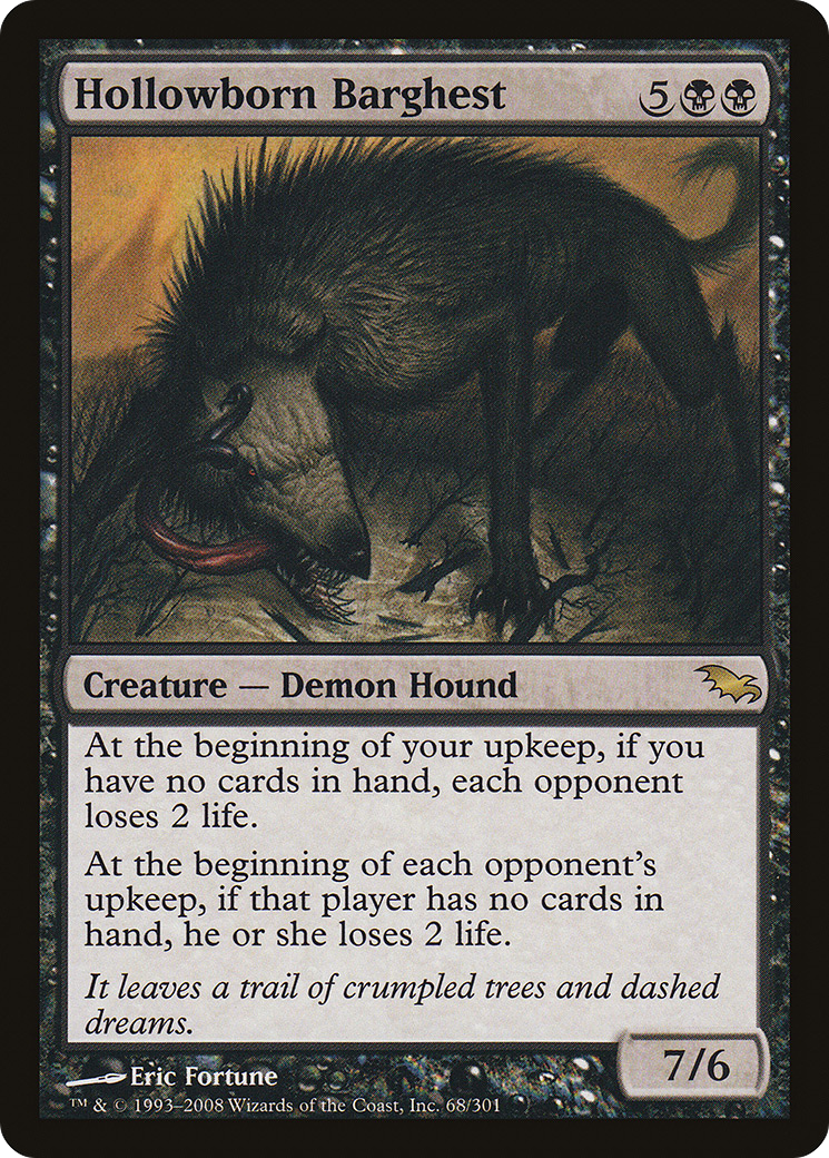 Hollowborn Barghest [Shadowmoor] Foil