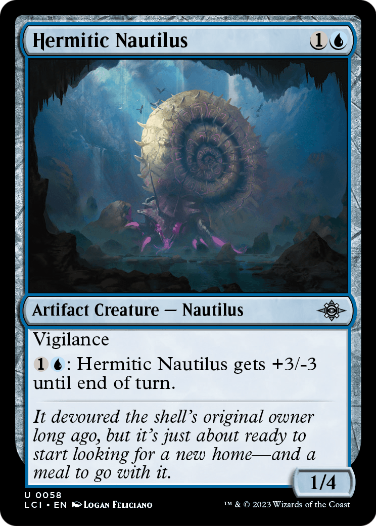 Hermitic Nautilus [The Lost Caverns of Ixalan] Foil