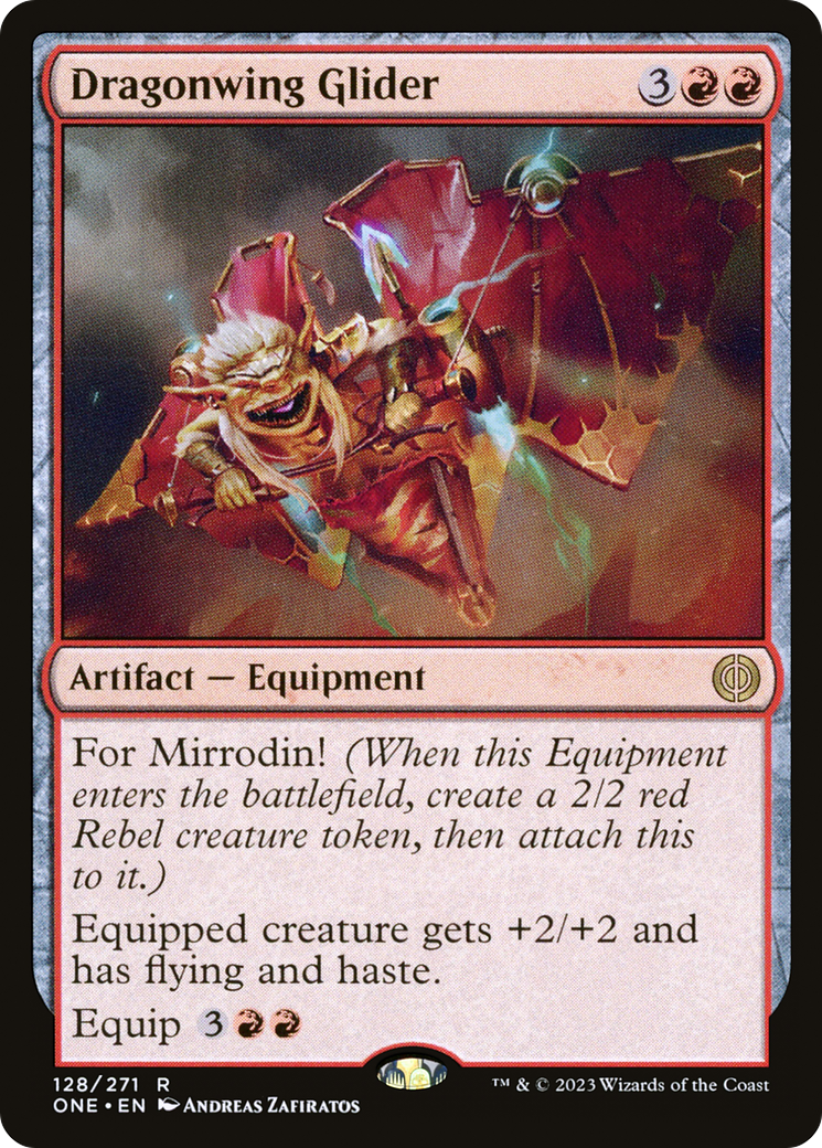 Dragonwing Glider [Phyrexia: All Will Be One] Foil