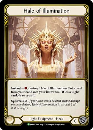 Halo of Illumination (Golden) - FAB103 (FAB103) - Flesh and Blood: Promo Cards