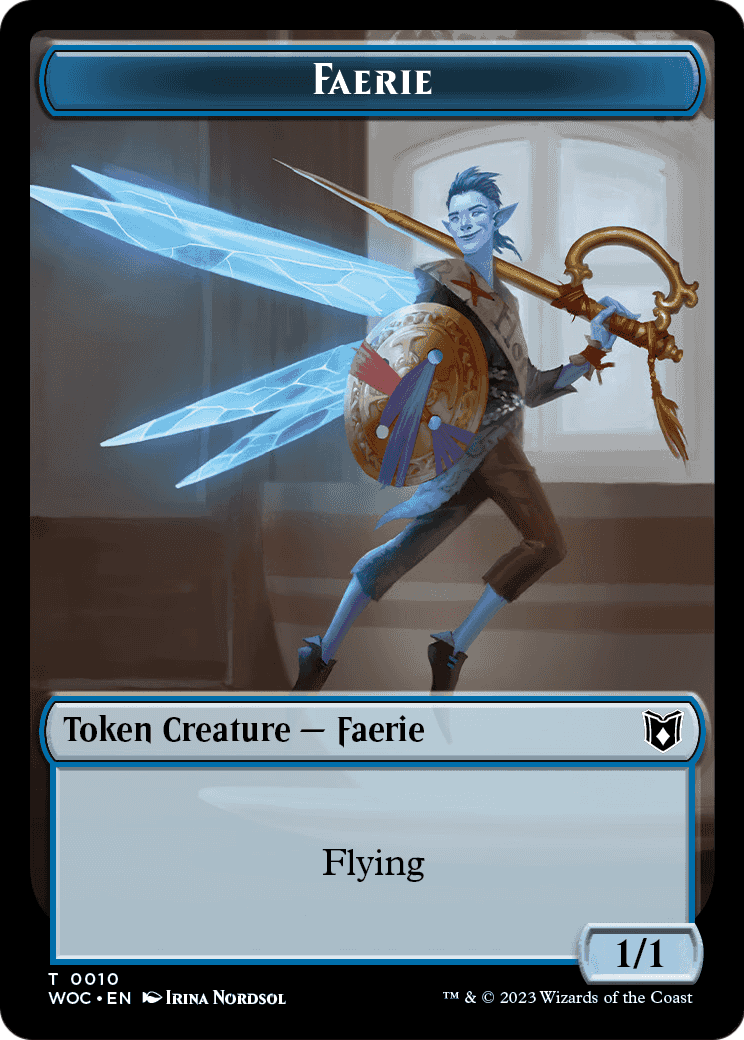 Faerie (TWOC-010) - Wilds of Eldraine Commander Tokens