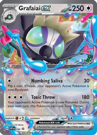 Grafaiai ex 100  - Holofoil SV Scarlet & Violet Promo Cards - Promo
