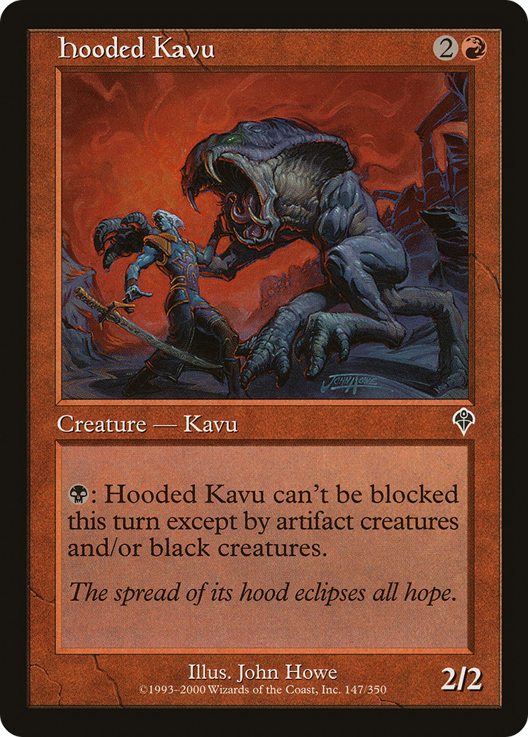 Hooded Kavu [Invasion] Foil