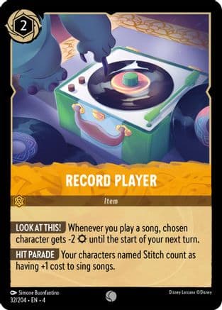 Record Player (32/204) [Ursula's Return] Cold Foil
