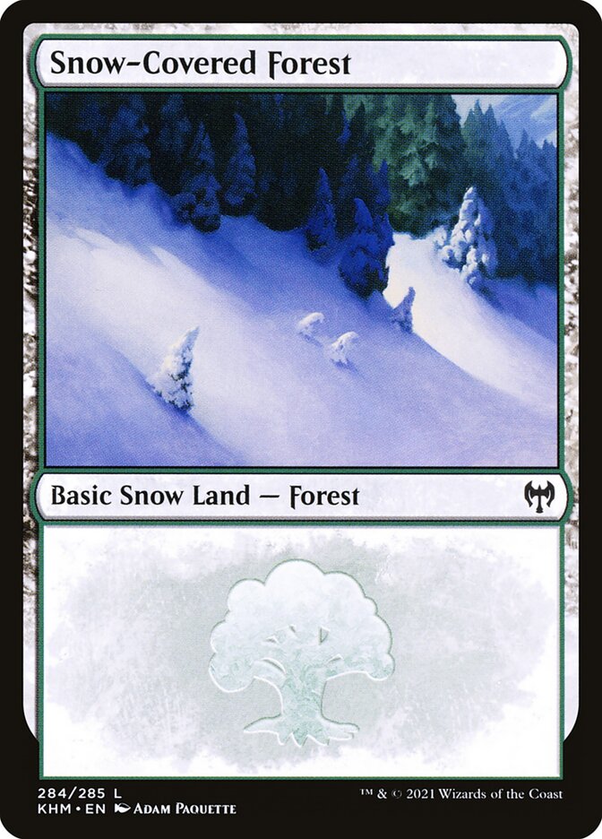 Snow-Covered Forest 284/285 (Kaldheim)  - Foil