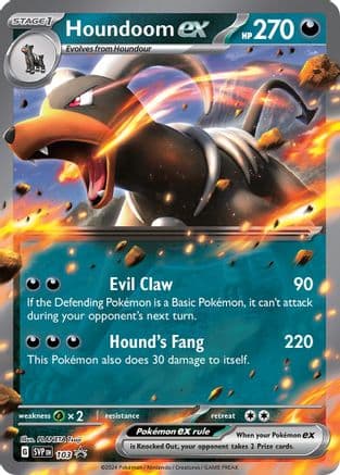 Houndoom ex 103- SV Scarlet & Violet Promo Cards Holofoil