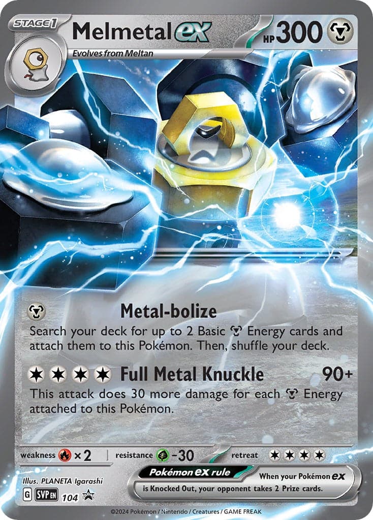 Melmetal ex 104- SV Scarlet & Violet Promo Cards Holofoil