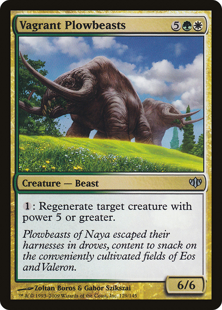 Vagrant Plowbeasts [Conflux] Foil