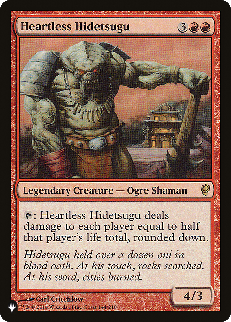 Heartless Hidetsugu |  (CNS-144) [The List]