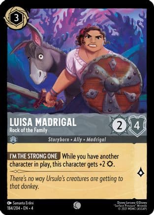 Luisa Madrigal - Rock of the Family (184/204) [Ursula's Return] Cold Foil