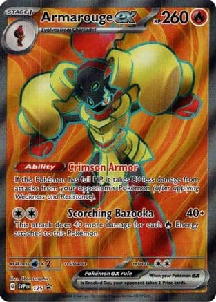 Armarouge ex 125- SV Scarlet & Violet Promo Cards Holofoil