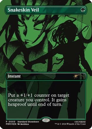 Snakeskin Veil (005) [Standard Showdown Promos]  Foil