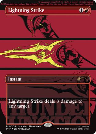 Lightning Strike (004) [Standard Showdown Promos]  Foil