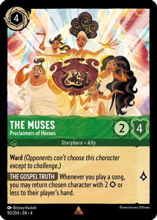 The Muses - Proclaimers of Heroes (90/204) [Ursula's Return] Cold Foil