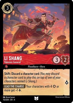 Li Shang - Valorous General (112/204) [Ursula's Return] Cold Foil
