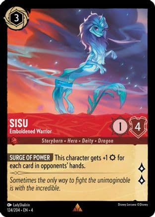 Sisu - Emboldened Warrior (124/204) [Ursula's Return] Cold Foil