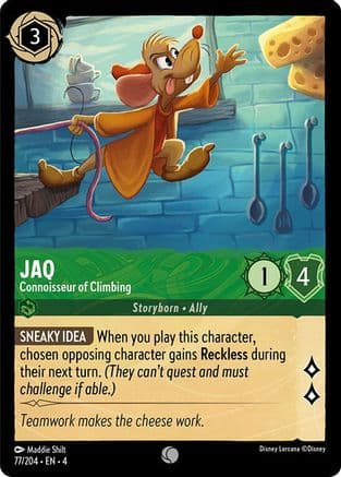 Jaq - Connoisseur of Climbing (77/204) [Ursula's Return] Cold Foil