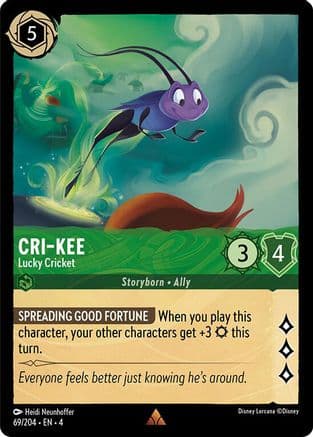 Cri-Kee - Lucky Cricket (69/204) [Ursula's Return] Cold Foil