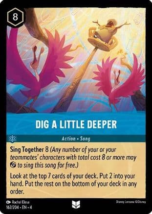 Dig a Little Deeper (162/204) [Ursula's Return] Cold Foil