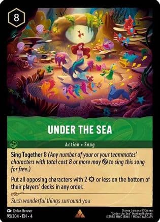 Under the Sea (95/204) [Ursula's Return] Cold Foil