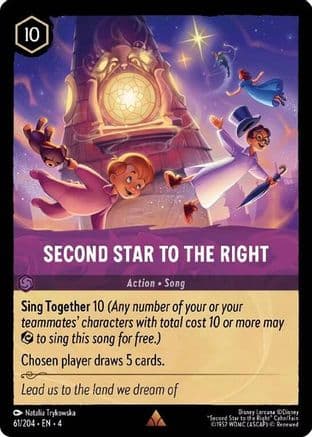 Second Star to the Right (61/204) [Ursula's Return] Cold Foil