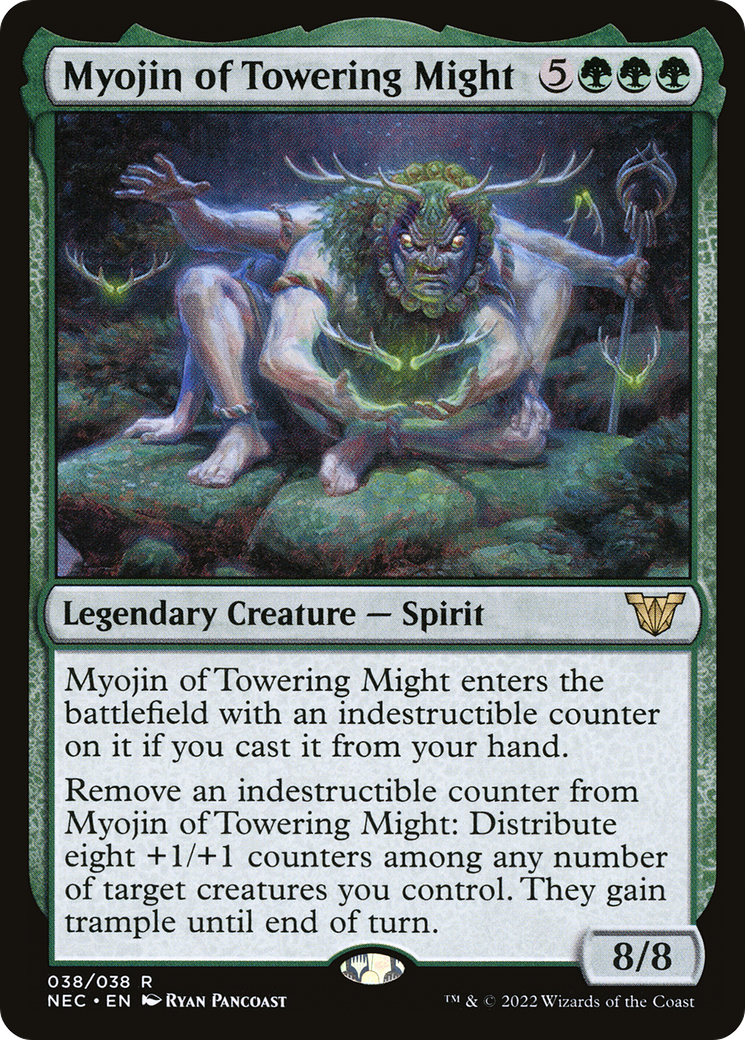 Myojin of Towering Might [Kamigawa: Neon Dynasty Commander] Foil