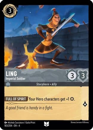 Ling - Imperial Soldier (183/204) [Ursula's Return] Cold Foil
