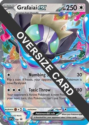 Grafaiai ex (SV: Scarlet & Violet Promo Cards) 100- Jumbo Cards Holofoil