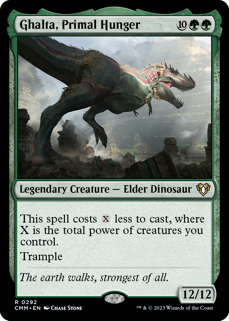 Ghalta, Primal Hunger [Commander Masters] Foil