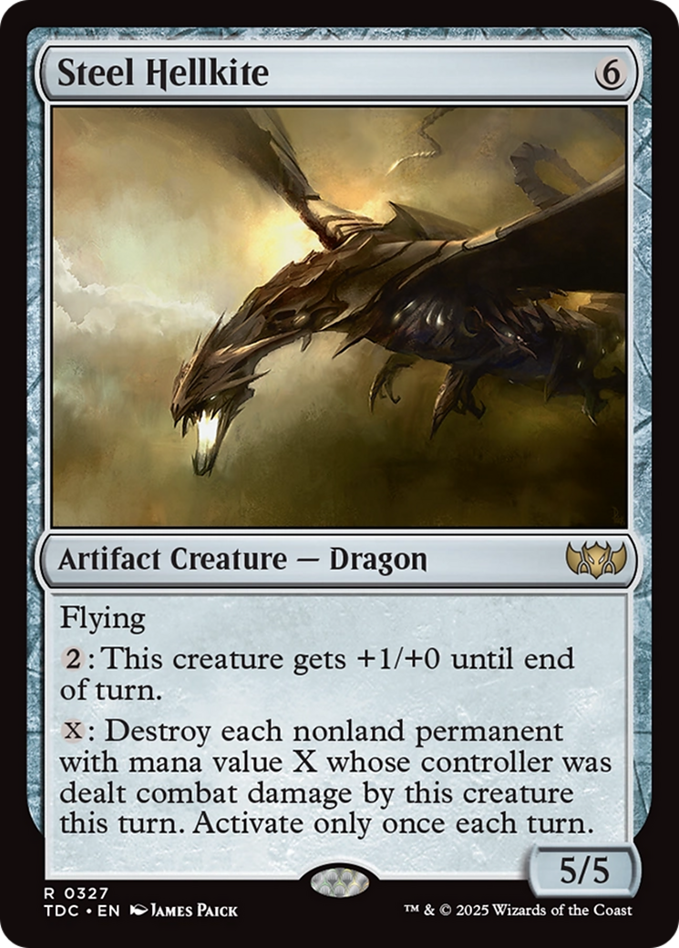 Steel Hellkite (327) [Commander: Tarkir: Dragonstorm]
