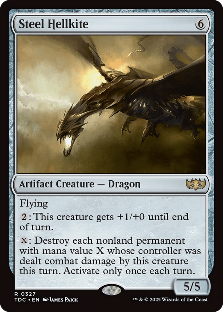 Steel Hellkite (327) [Commander: Tarkir: Dragonstorm]