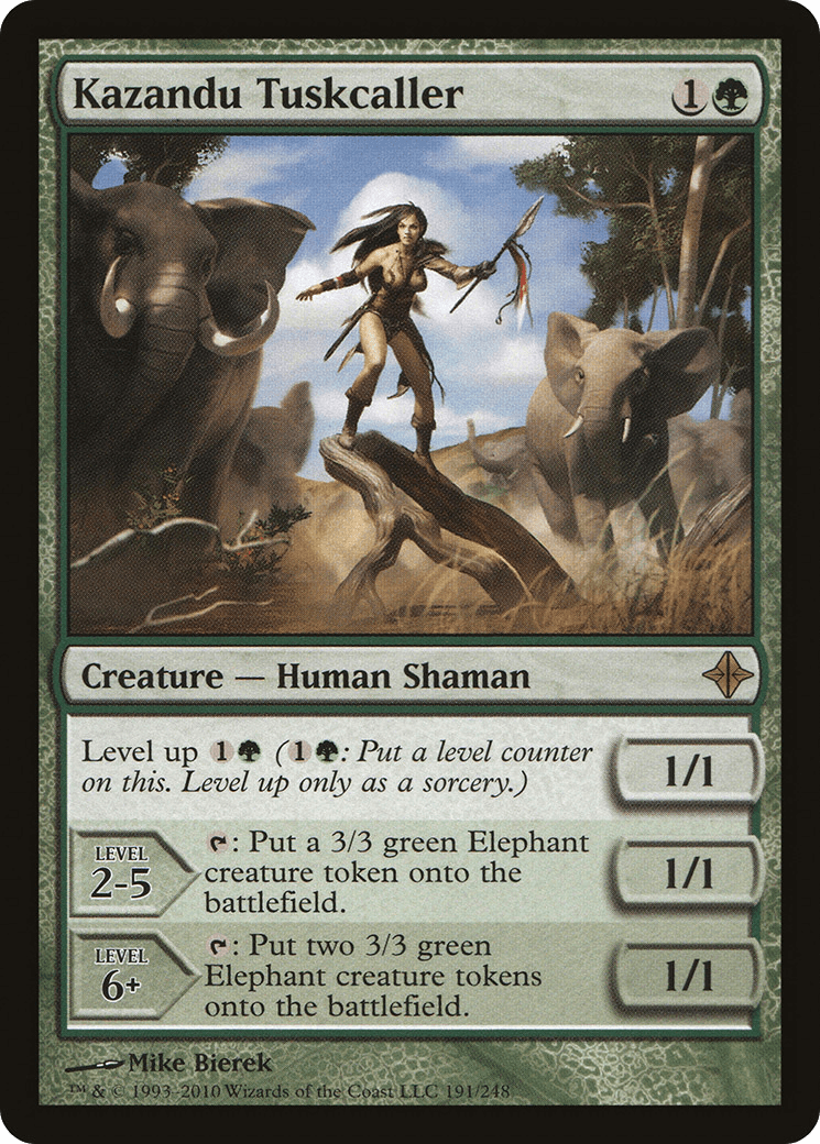 Kazandu Tuskcaller [Rise of the Eldrazi] Foil