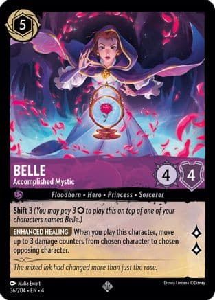 Belle - Accomplished Mystic (36/204) [Ursula's Return] Cold Foil