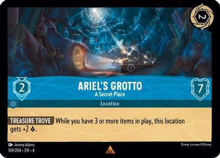 Ariel's Grotto - A Secret Place (169/204) [Ursula's Return] Cold Foil