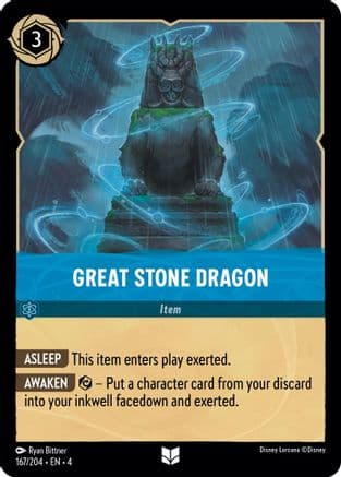 Great Stone Dragon (167/204) [Ursula's Return] Cold Foil