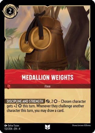 Medallion Weights (132/204) [Ursula's Return] Cold Foil