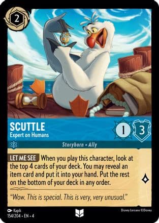Scuttle - Expert on Humans (154/204) [Ursula's Return] Cold Foil
