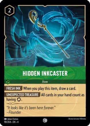 Hidden Inkcaster (98/204) [Ursula's Return] Cold Foil