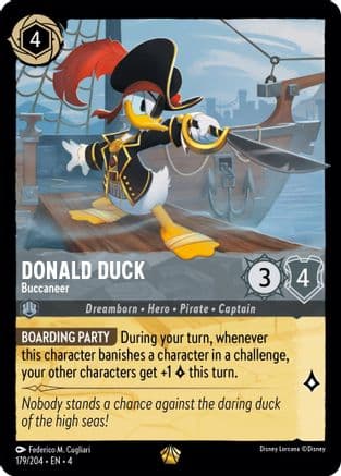 Donald Duck - Buccaneer (179/204) [Ursula's Return] Cold Foil