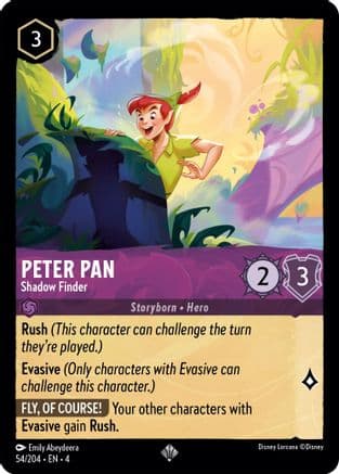Peter Pan - Shadow Finder (54/204) [Ursula's Return] Cold Foil