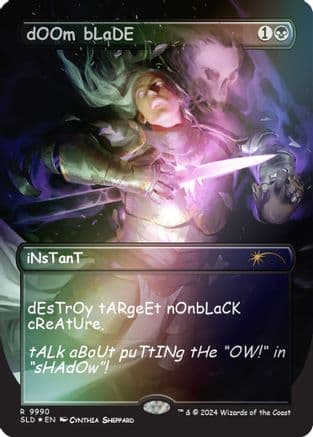 dOOm bLaDE (Rainbow Foil) (9990) [Secret Lair Drop Series]  Foil