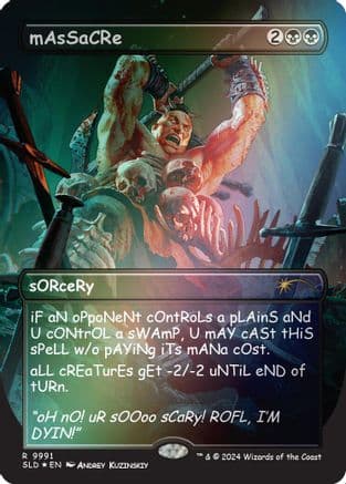 mAsSaCRe (Rainbow Foil) (9991) [Secret Lair Drop Series]  Foil