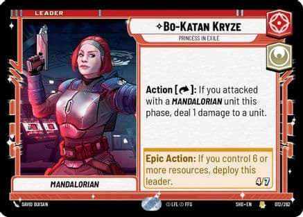 Bo-Katan Kryze - Princess in Exile |  (012/262)  [Shadows of the Galaxy]