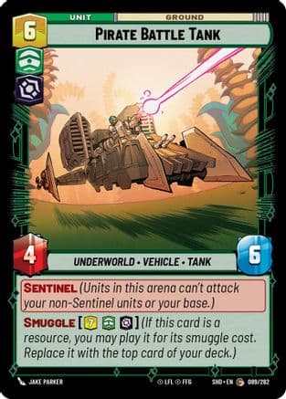 Pirate Battle Tank | Foil (089/262)  [Shadows of the Galaxy]