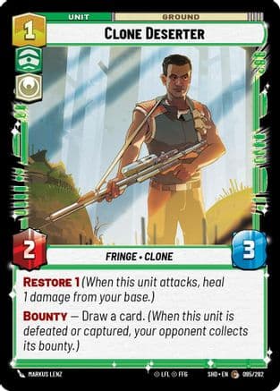 Clone Deserter | Foil (095/262)  [Shadows of the Galaxy]